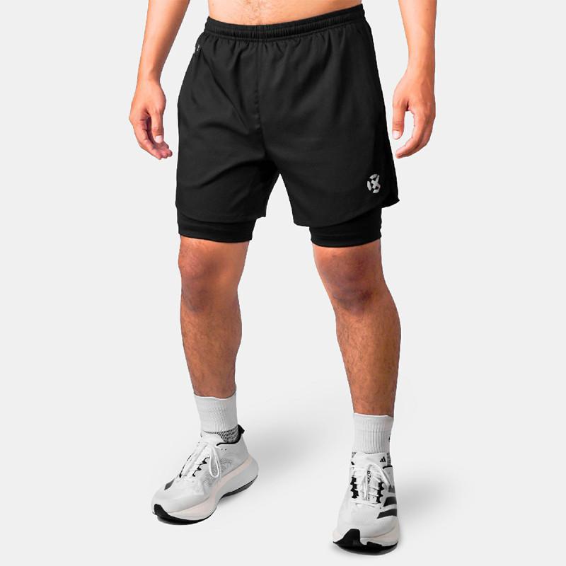 celana lari rechampx CORE 5" 2-IN-1 RUNNING SHORTS