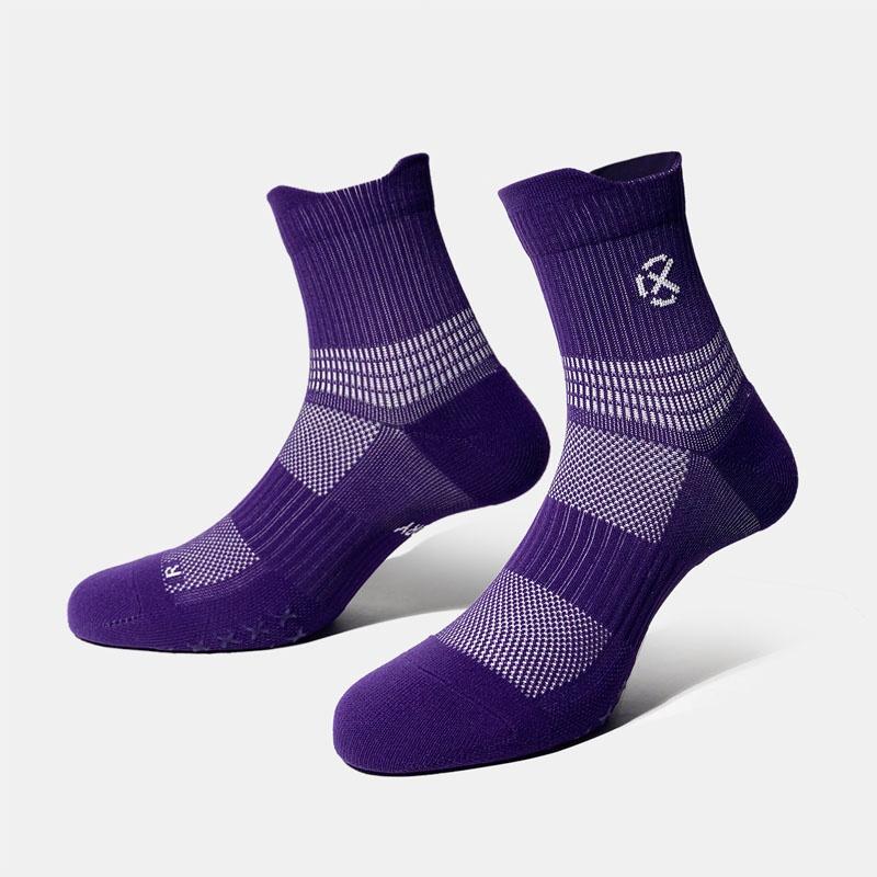 kaos kaki lari Rechampx TRC-RUN QUARTER SOCKS 1X BURN&RUN500K