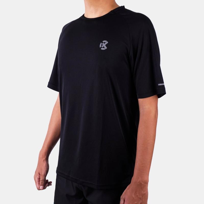 kaos olahraga lari champx CX CORE SHORT-SLEEVE RUNNING TOP SM LOGO